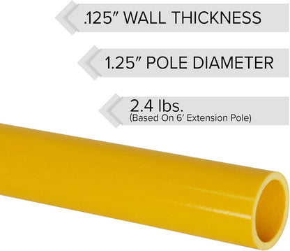 Jameson FG-6/3F Fiberglass Pole Set