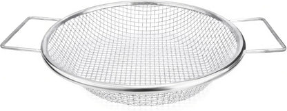 Stainless Steel Garden Sieve with Handles for 5-Gallon Bucket，1/4 inch Mesh，Commonly Used with Soil, Sand, Gravel, and Other Media