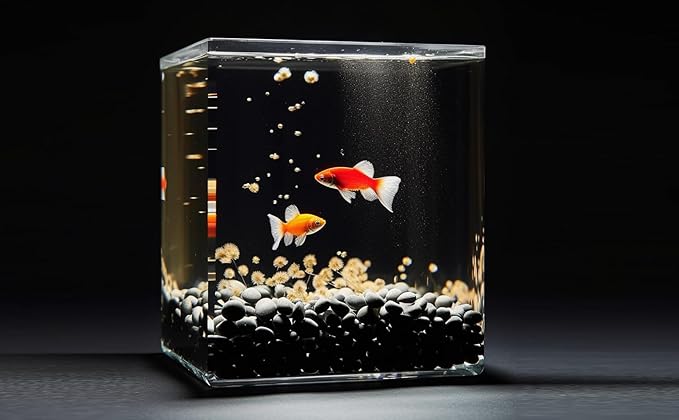 StoneCreek River Rocks, Decorative Garden Stones for Plant Landscaping, Polished Gravel Filler Pebbles for Home Decoration, Vases, Succulents, Flower Beds (6 LBS, Black, Medium)