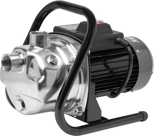 XtremepowerUS 1HP Portable Shallow Well Pump Water Transfer Pump 930GPH Pressure Booster Pump Irrigation Lawn Farm Water Removal