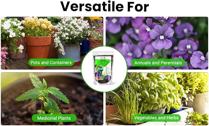 Organic Seed Starter Soil – Seed Starting Mix with Mycorrhizal Fungi – Natural Root Stimulator – Potting Soil for Vegetables and Herbs (4 QUARTS)