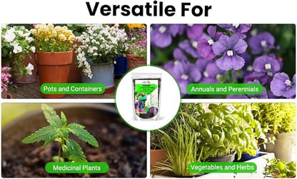 Organic Seed Starter Soil – Seed Starting Mix with Mycorrhizal Fungi – Natural Root Stimulator – Potting Soil for Vegetables and Herbs (10 QUARTS)