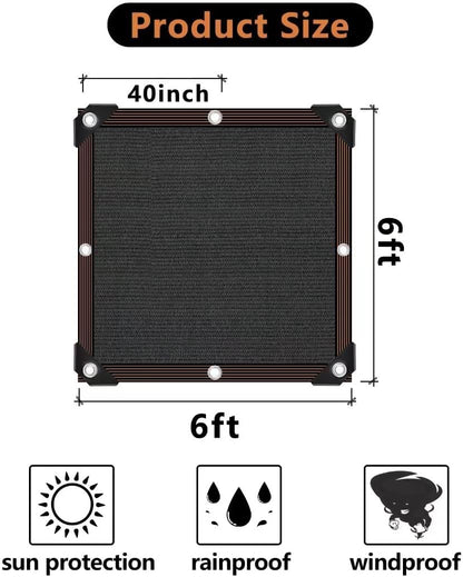Shade Cloth - 70-90% Sunblock Net for Garden Patio,Shade Sails for Plants Greenhouse Outdoor Pergola Lawn Swimming Sun Shade Cloths for Kennel Chicken Coop Easier to Hang Shade Net Cover
