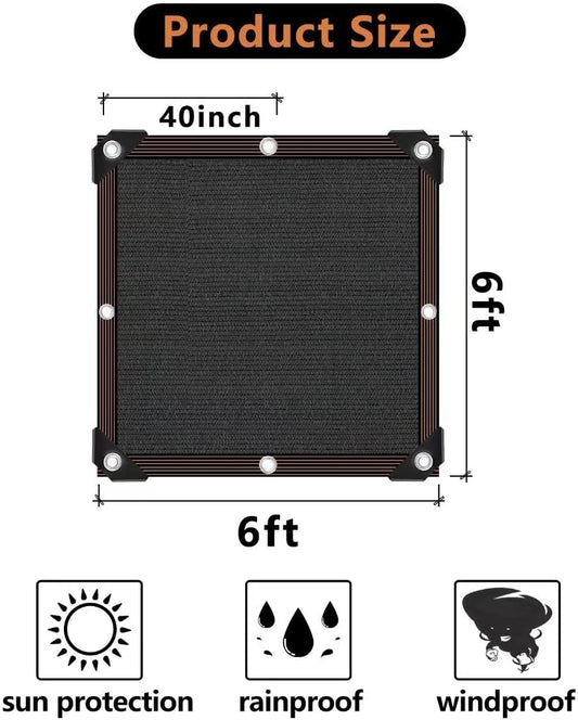 Shade Cloth - 70-90% Sunblock Net for Garden Patio,Shade Sails for Plants Greenhouse Outdoor Pergola Lawn Swimming Sun Shade Cloths for Kennel Chicken Coop Easier to Hang Shade Net Cover