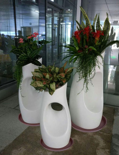 4 Pack of 16 17 inch Plant Saucer (15 inch Base), 2.3" Depth, Heavy Duty Deep Plant Trays for Pots, Bird Bath Bowls, Plant Water Saucers for Indoors, Planter Drip Trays (17", Chocolate)