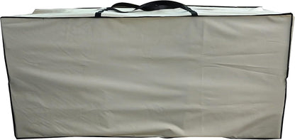 Outdoor Rectangular Cushion/Cover Storage Bag, Protective Zippered Storage Bags with Handles, 60"X20"X28" Beige