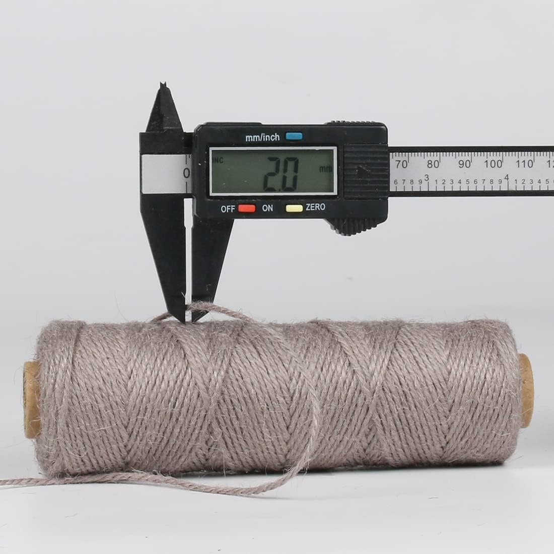 2mm 328ft Colored Natural Jute Twine String for Gift Wrapping Craft Baker Plant Christmas Ribbon Twine Handmade Arts Decoration Thin Packing String Home Decor