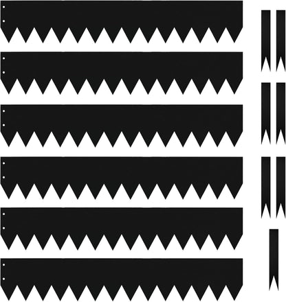 Metal Landscape Edging 40 Inch Strips, Metal Edging 6 Inch Depth, 6 Pack Hammer in Garden Edge, Metal Landscape Edge, Steel Edging for Landscaping