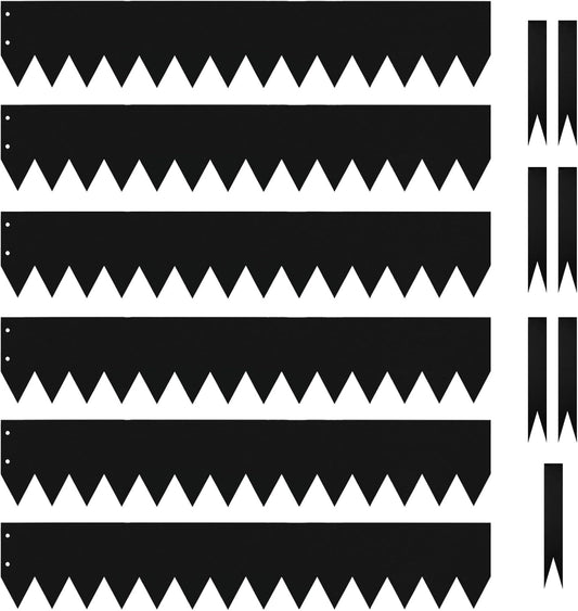 Metal Landscape Edging 40 Inch Strips, Metal Edging 6 Inch Depth, 6 Pack Hammer in Garden Edge, Metal Landscape Edge, Steel Edging for Landscaping