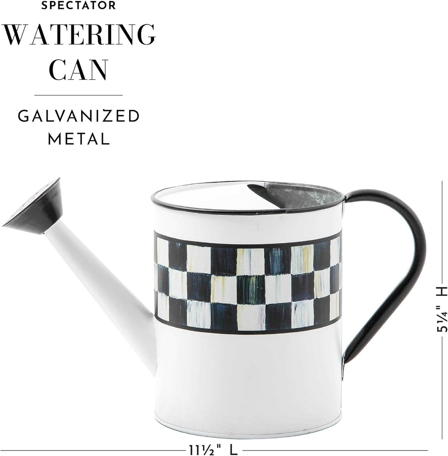MACKENZIE-CHILDS Watering Can, Outdoor Galvanized Watering Can, Spectator