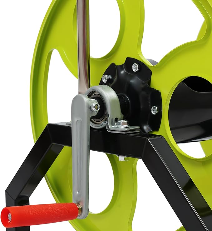 Metal Hose Reel for 0.55in Hose Reel, 28.1ft Garden Hose with Brackets and Handle for Watering Lawn and Flowers, Car