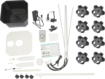 Hydroponic Growing Tower System Kit, 40-Plant Vertical Hydroponics Garden Tower with LED Grow Light, for Outdoor Indoor Herbs Fruits Vegetables Smart Garden Planter Kit