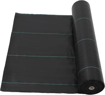 6.5ft x 300ft & 3oz Premium Garden Weed Barrier Landscape Fabric, Durable & Heavy-Duty Weed Block Gardening Mat, Easy Setup & Superior Weed Control, Eco-Friendly & Convenient Design