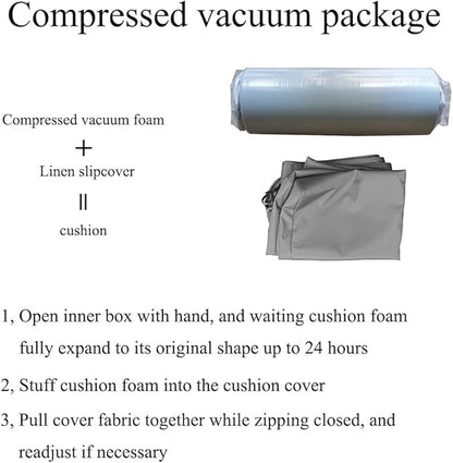 Bench Seat Memory Foam Chair Pads Non-Slip Rubber Back Indoor Swing/Settee Cushion 40 x 14 inch