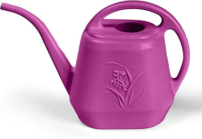 Plastic Watering Can - Rose Red - 1 Gallon
