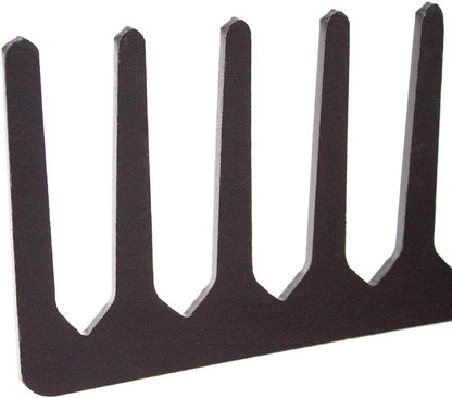 Bully Tools 92301 7 Gauge 16" Level Head Rake with Fiberglass Handle, 66"