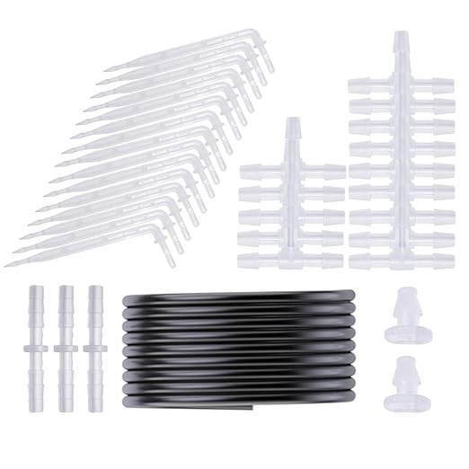 Solar Automatic Drip Irrigation System, Harness Sunshine or External Power for Indoor and Outdoor Use, Rain or Shine! Supports Up to 15 Potted Plants (Expansion Kit/Extra Accessories Kit)