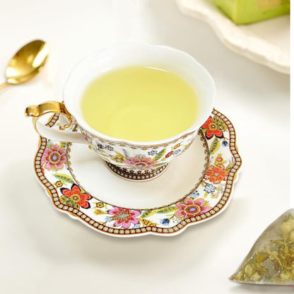 XIEJINJI Chamomile Jasmine Herbal Tea, 40 Tea Bags, Premium Soothing Floral Blend in Eco-Conscious Teabags - Non-GMO - Caffeine-free