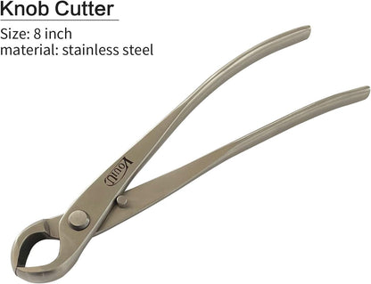 6-Piece Bonsai Tool Set,Knob Cutter,Trunk Splitter,Concave Cutter,Wire Cutter,Jin Pliers,Bonsai Scissors