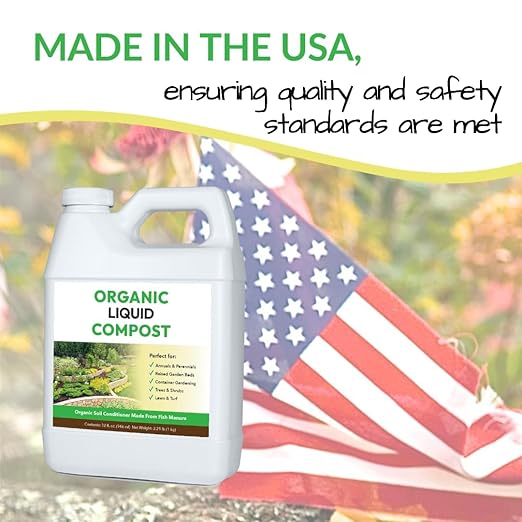FOOP Organic Liquid Compost: Fast-Acting Alternative to Messy and Smelly Composting | Compost Tea Concentrate Perfect for Brewing Compost Teas (1 Gallon, 2 Pack, Treats Up to 40,000 Sq.Feet)