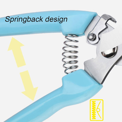 Curve Gardening Scissor with Sharp Stainless Steel Blade Garden Shears for Cutting Flowers Trimming Plants of Yard Florist Flower Rose Herb Hedge Bonsai and Fruits Picking (Black Handle)