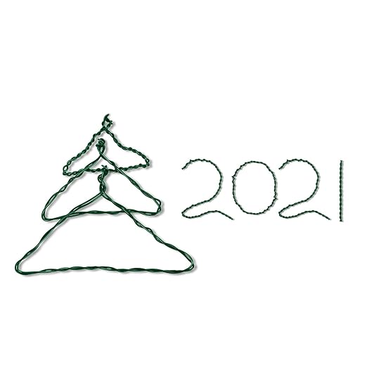 Ripeng 6 Rolls 112 Yards Floral Flexible Paddle Wire for Crafts Christmas Wreaths Tree 22 Gauge Floral Bind Wire Garland and Flower Arrangements DIY Craft(Green)