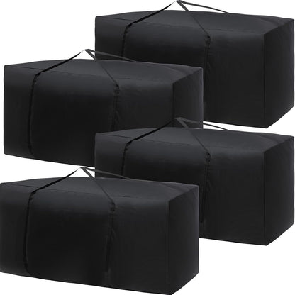 Silkfly 1 Pcs Patio Cushion Storage Bags 68" L x 30" W x 20" H Outdoor Cushion Storage Bag Extra Large Zippered Furniture Pillow Protective Storage Bag Black 420D Oxford Fabric Christmas Tree Storage