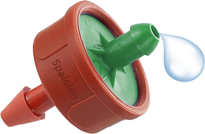 60PCS 0.25 GPH Pressure Compensating Drip Irrigation Spot Watering Drippers/Emitters, Self-Cleaning Constant Flow Drip Irrigation Emitters Heads Irrigation Drippers Parts for Drip Irrigation System