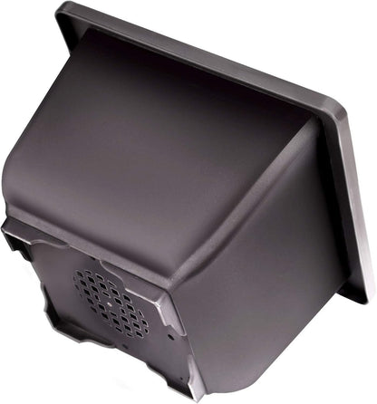 KINJOEK 15 PCS 4.7 Inch Plant Pot, Square Plastic Bonsai Training Pots, Flower Succulent Pots Container for Garden, Indoor, Home Decorative with Square Trays 5.3 Inch