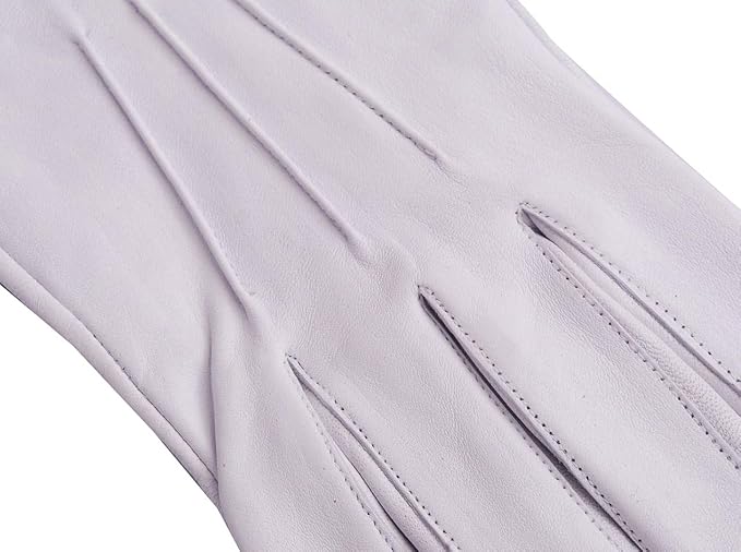 Leather Gauntlet Gloves Medieval Renaissance - SCA LARP Costume Gauntlets Men Women - Genuine Sheep Leather 14 Inch