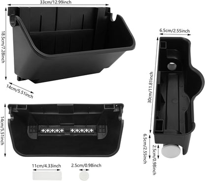 Vertical Wall Planter with 24 Pots, Hanging Garden Plant Flowerpot Holder, Stackable Wall-Mounted Planter, Balcony Planters for Flowers Vegetables Fruits (Black, 24 Pots+6 Drainage Planters&Pipe)