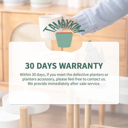 TAMAYKIM 4 Inch Ceramic Plant Pots with Drainage Holes, Modern Flower Planter with Saucer for Indoor Plants, Succulent, Cactus & Herbs, Beige, Set of 4 (Plants Not Included)