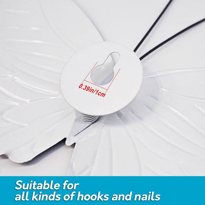 EOORAU Metal Butterfly Wall Decor - 5 Pack Lifelike Butterflies Wall Art Sculpture Hanging Decorations for Indoor or Outdoor, Yard Patio Fence Garden Decorations