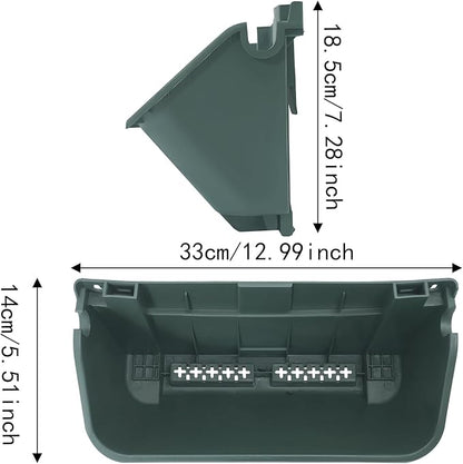 Wall-Mounted Vertical Wall Planter 16 Pack Stackable Wall Planter Indoor Outdoor, Garden Self Watering Wall-Mounted Plastic Planter Plant Flower Pot Holder for Vegetable Fruit Herb