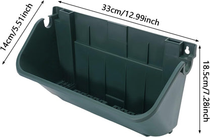 24 Pack Vertical Garden Planter,13 inch Wall Mounted Planter for Patio Indoor Outdoor Decor, Garden Self Watering Pot Balcony Plant Vegetable Fruit Herb Hanging Pocket Holder Flowerpot (Army Green)