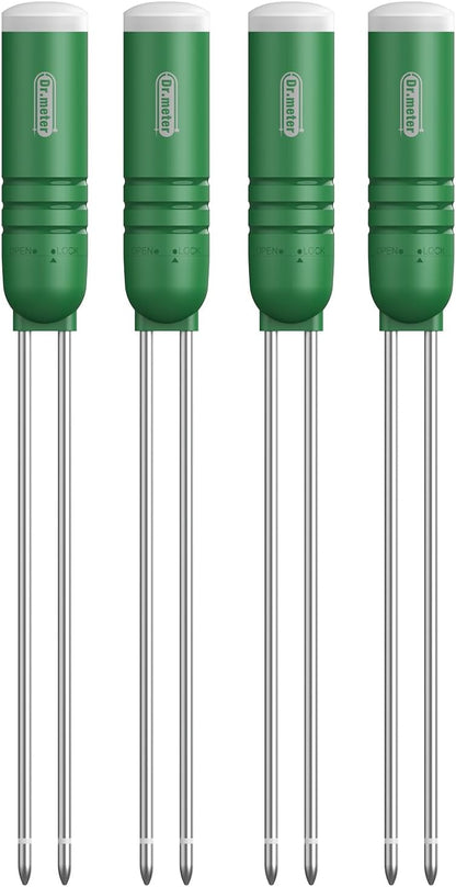 Dr.meter 4 Pack Soil Humidity Sensor Probe, Plant Soil Moisture Meter, Accessory Only, Cannot Be Used Alone