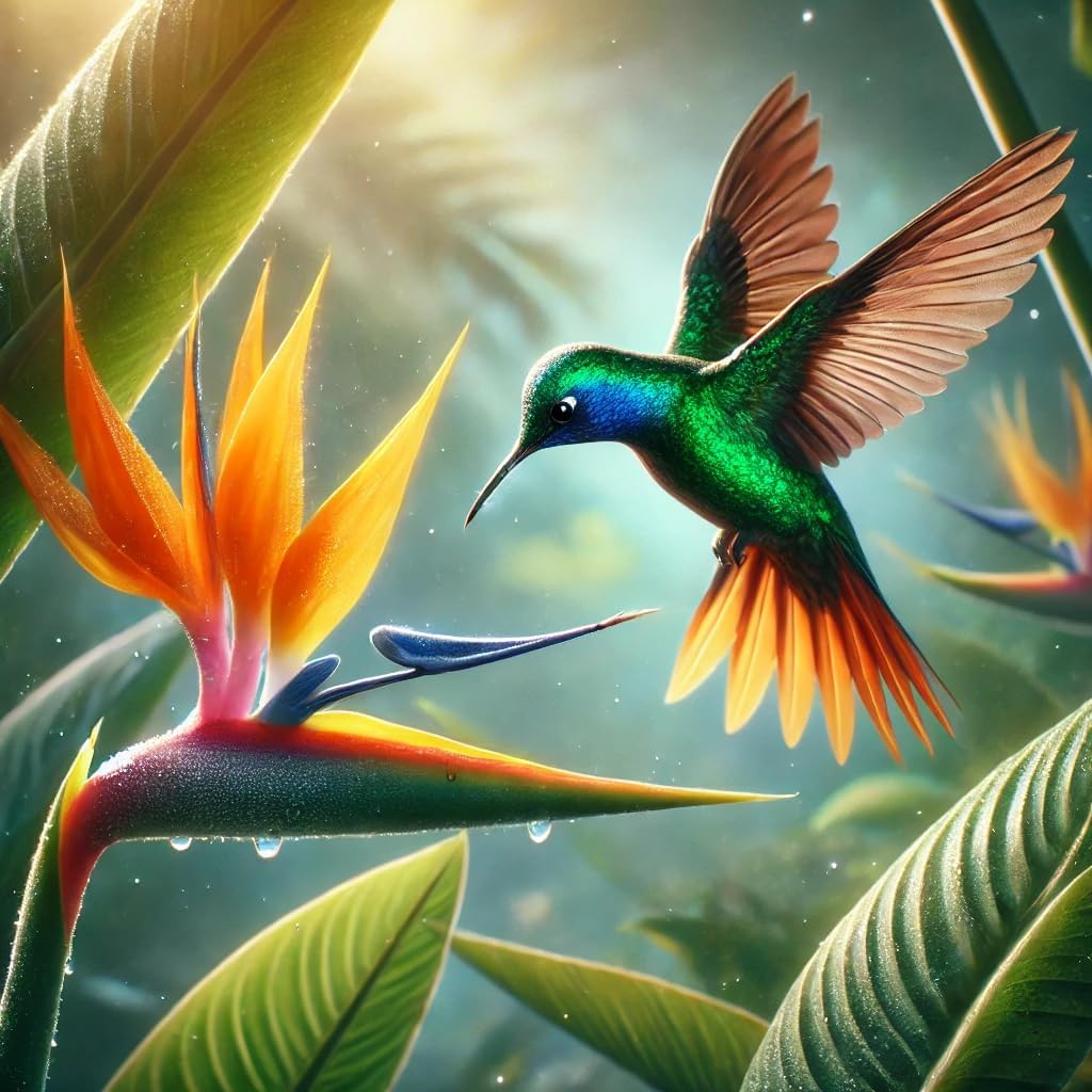 Bird of Paradise - Orange - Strelitzia Reginae. (4 Orange BoP in Sac)