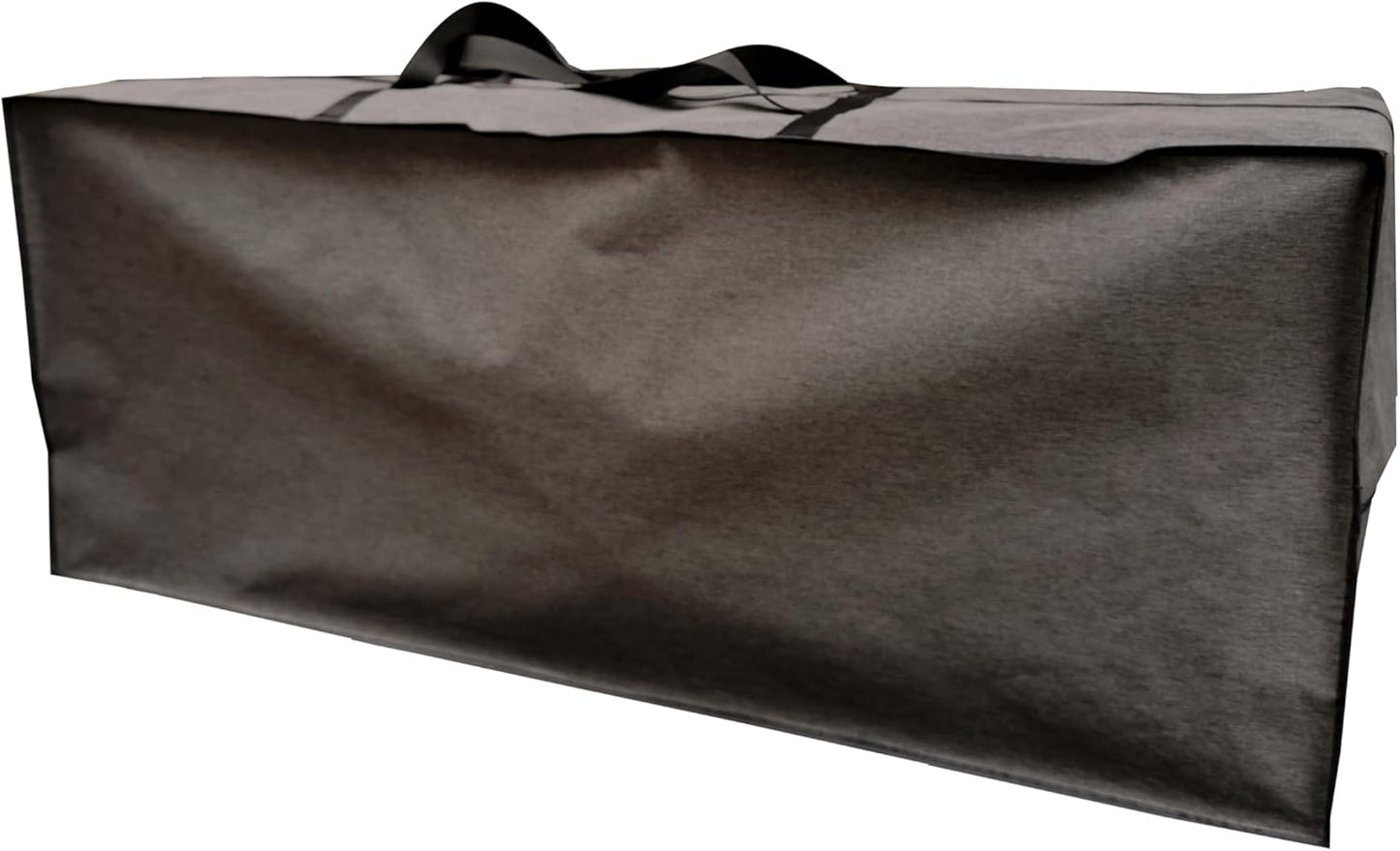 Outdoor Rectangular Cushion Storage Bag, Protective Zippered Storage Bags with Handles, 60"X20"X28" Dark Grey