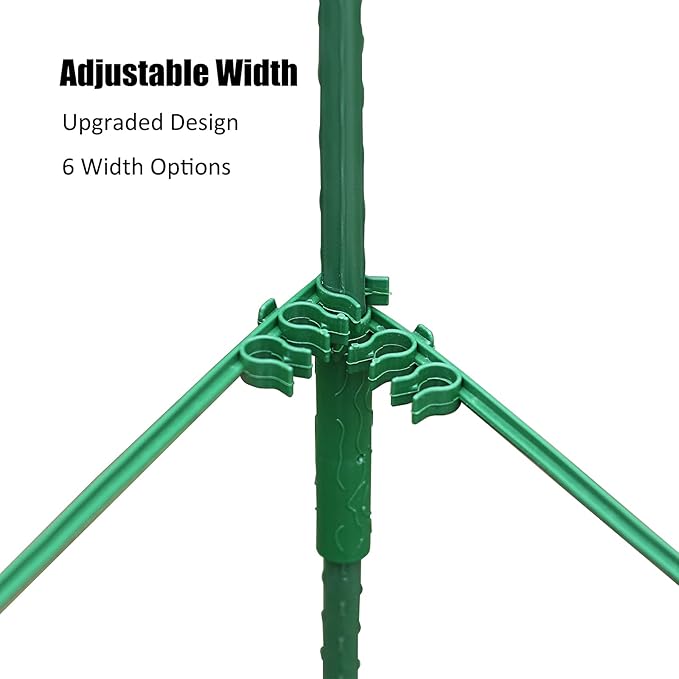 Orgrimmar Tomato Cages Garden Plant Support Stakes Outdoor Vegetable Trellis for Vertical Climbing Plant Up to 63“,3 Packs