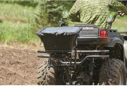 Guide Gear UTV/ATV Receiver Mount Broadcast Spreader Seeder, 80 Pound Capacity, Lawn and Garden Seed Spreaders, 12-Volt, with Rain Cover