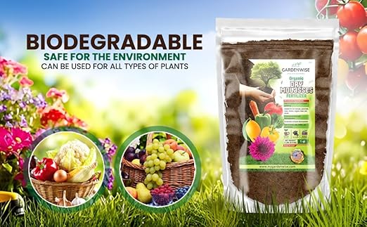 Organic Molasses for Plants - Horticultural Molasses - Ideal for Traditional & Hydroponic Gardening, for Indoor & Outdoor Plants (1/2 Quart)