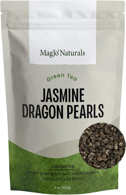 MagJo Jasmine Dragon Pearls, Rolled Green Tea 4 oz