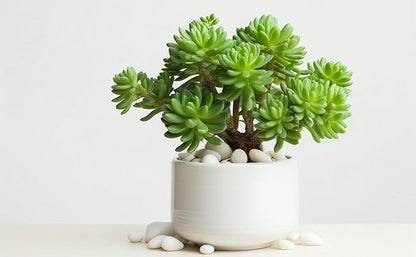 6 LBS River Rocks, StoneCreek, Decorative Garden Stones for Plant Landscaping, Polished Gravel Filler Pebbles for Home Decoration, Vases, Succulents, Flower Beds and Fish Tanks (White, Medium)