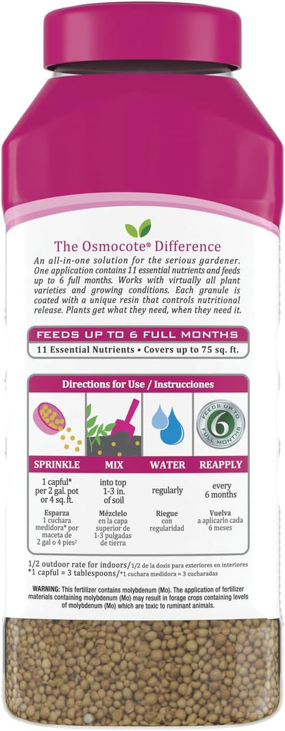 Osmocote Smart-Release Plant Food Plus Outdoor & Indoor₁, Granular Fertilizer with 11 Essential Nutrients, 2 lbs.