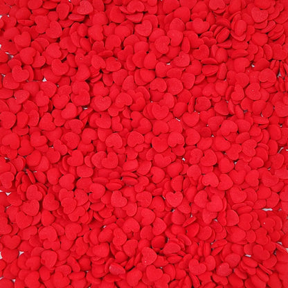 Homankit Red Hearts Sprinkles Edible Baking Cupcake Cake Decoration Cookie Ice Cream Donut Decorating 2.82 Ounces