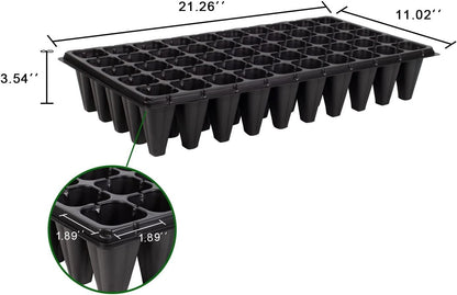 Nothers RooTrimmer 50 Cell, 10pcs-Pack Thick Durable Seedling Plastic Nursery Trays (GGQB50, 10/20) 1