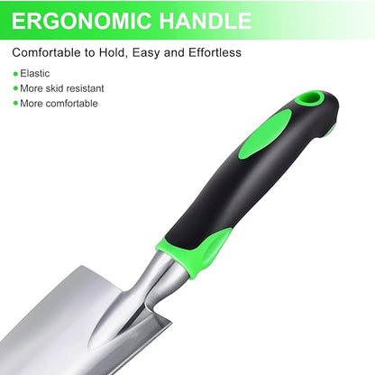 Kynup Garden Tools, Pitchforks, Garden Tools, Weeder Aluminum with Soft Rubberized Non-Slip Handle, Durable Garden Hand Tools Garden Gifts for Men Women