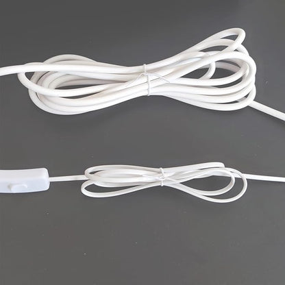 1000 pcs 10 inch White Cable Twist Ties Plastic Twist Ties with Rugged Metal Innercores Reusable Fastening Cable Cord Wire Ties