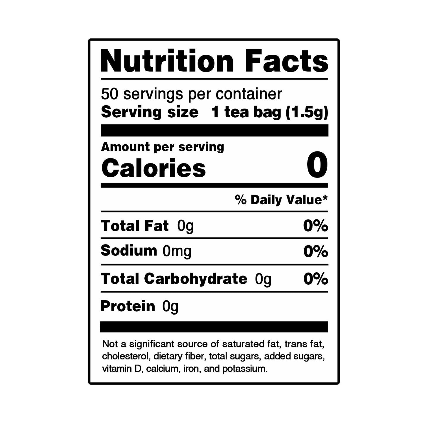 Olvvla - Spearmint Tea Bags - 1.5g X 50 Count - 100% Pure Natural Spearmint Leaves Herbal Tea - Non-GMO - Caffeine-free - Rich in Antioxidants & Promote Relaxation