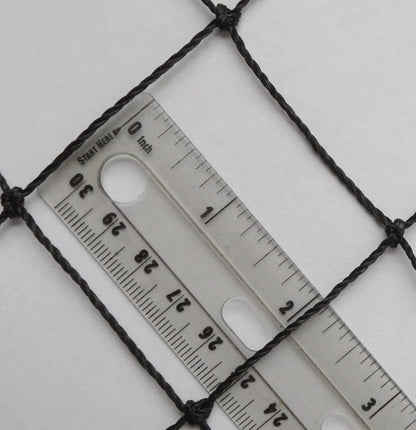 Poultry Netting 1" or 2" Mesh Heavy Knotted Nets Aviary Gamefowl Quail Chicken Bird Block Net Long Lasting Break/Burst 85/245 lb Polyethylene 8-10 Year Lifespan (50' X 100', 1)